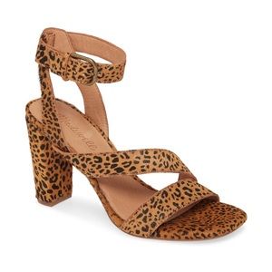 Madewell cheetah liv sandal